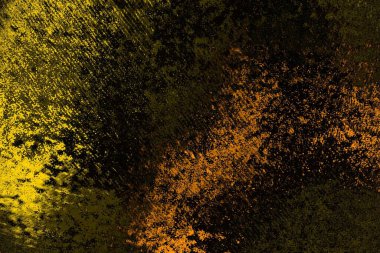 Kırmızı sarı ve siyah renkli kirli duvar, desenli arka plan.