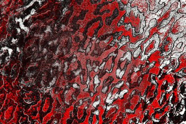 Kırmızı ve siyah renkli grungy duvar, desenli arka plan