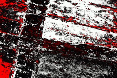 Kırmızı ve siyah renkli grungy duvar, desenli arka plan