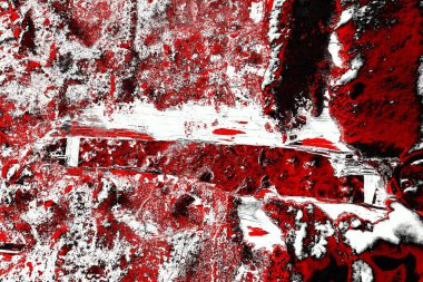 Kırmızı ve siyah renkli grungy duvar, desenli arka plan