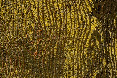 Kırmızı sarı ve siyah renkli kirli duvar, desenli arka plan.