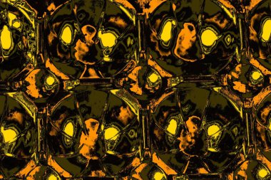 Kırmızı sarı ve siyah renkli kirli duvar, desenli arka plan.