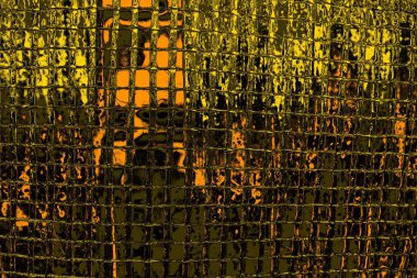 Kırmızı sarı ve siyah renkli kirli duvar, desenli arka plan.