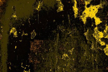 Kırmızı sarı ve siyah renkli kirli duvar, desenli arka plan.