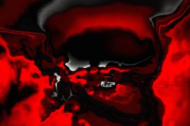 Kırmızı ve siyah renkli grungy duvar, desenli arka plan