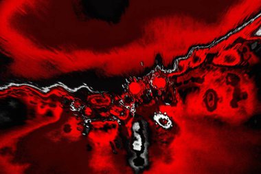 Kırmızı ve siyah renkli grungy duvar, desenli arka plan