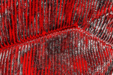 Kırmızı ve siyah renkli grungy duvar, desenli arka plan