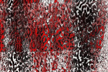 Kırmızı ve siyah renkli grungy duvar, desenli arka plan