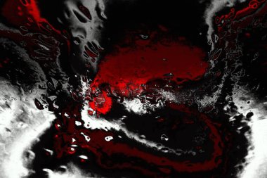 Kırmızı ve siyah renkli grungy duvar, desenli arka plan