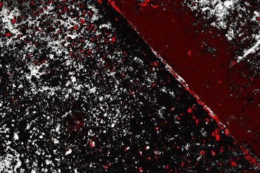 Kırmızı ve siyah renkli grungy duvar, desenli arka plan