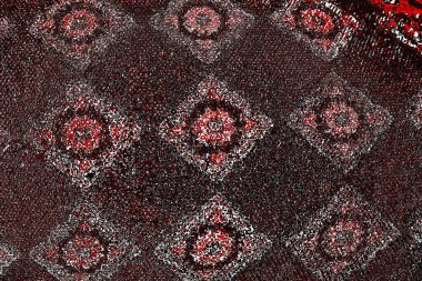 Kırmızı ve siyah renkli grungy duvar, desenli arka plan