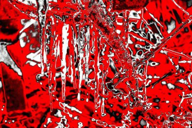 Kırmızı ve siyah renkli grungy duvar, desenli arka plan