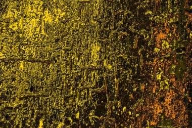 Kırmızı sarı ve siyah renkli kirli duvar, desenli arka plan.