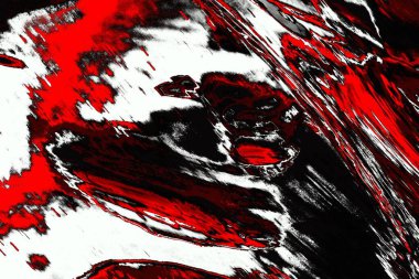 Kırmızı ve siyah renkli grungy duvar, desenli arka plan