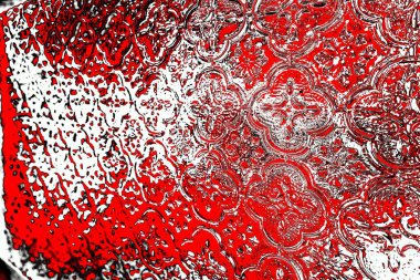 Kırmızı ve siyah renkli grungy duvar, desenli arka plan