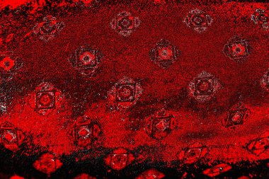 Kırmızı ve siyah renkli grungy duvar, desenli arka plan