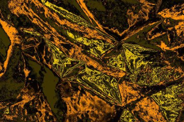 Kırmızı sarı ve siyah renkli kirli duvar, desenli arka plan.