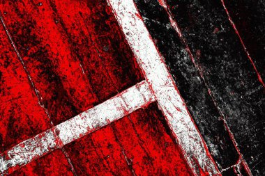 Kırmızı ve siyah renkli grungy duvar, desenli arka plan