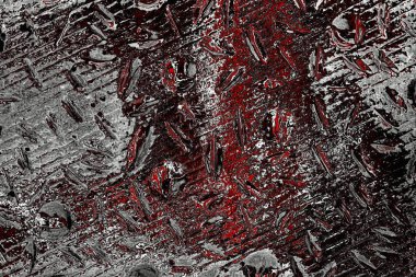 Kırmızı ve siyah renkli grungy duvar, desenli arka plan