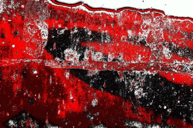 Kırmızı ve siyah renkli grungy duvar, desenli arka plan