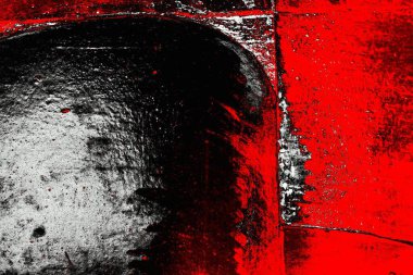 Kırmızı ve siyah renkli grungy duvar, desenli arka plan