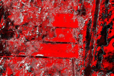 Kırmızı ve siyah renkli grungy duvar, desenli arka plan