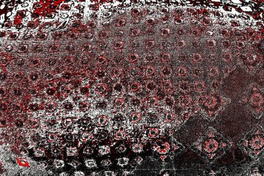 Kırmızı ve siyah renkli grungy duvar, desenli arka plan