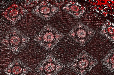 Kırmızı ve siyah renkli grungy duvar, desenli arka plan