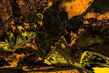 Kırmızı sarı ve siyah renkli kirli duvar, desenli arka plan.