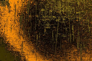 Kırmızı sarı ve siyah renkli kirli duvar, desenli arka plan.