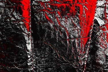 Kırmızı ve siyah renkli grungy duvar, desenli arka plan