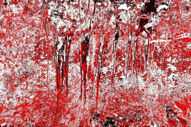 Kırmızı ve siyah renkli grungy duvar, desenli arka plan