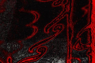 Kırmızı ve siyah renkli grungy duvar, desenli arka plan