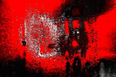 Kırmızı ve siyah renkli grungy duvar, desenli arka plan