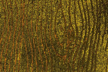 Kırmızı sarı ve siyah renkli kirli duvar, desenli arka plan.