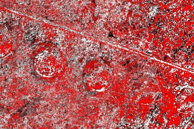 Kırmızı ve siyah renkli grungy duvar, desenli arka plan