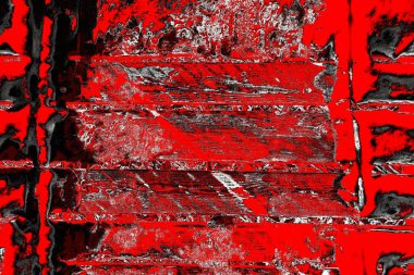 Kırmızı ve siyah renkli grungy duvar, desenli arka plan