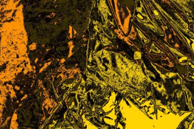 Kırmızı sarı ve siyah renkli kirli duvar, desenli arka plan.