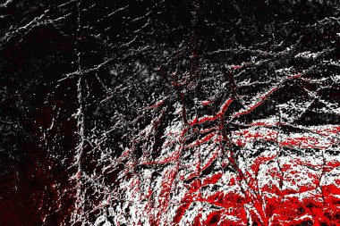 Kırmızı ve siyah renkli grungy duvar, desenli arka plan