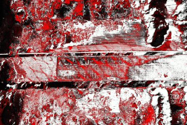 Kırmızı ve siyah renkli grungy duvar, desenli arka plan