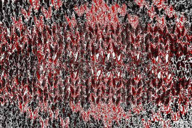 Kırmızı ve siyah renkli grungy duvar, desenli arka plan