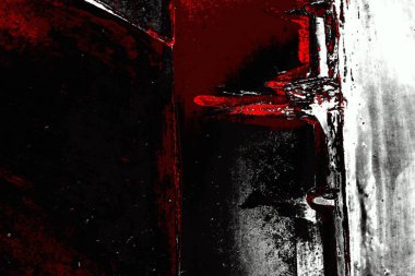 Kırmızı ve siyah renkli grungy duvar, desenli arka plan