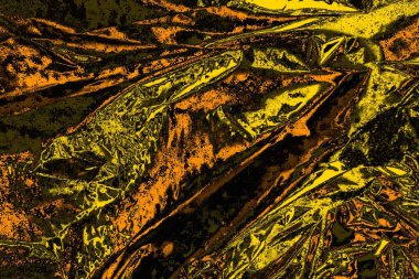 Kırmızı sarı ve siyah renkli kirli duvar, desenli arka plan.