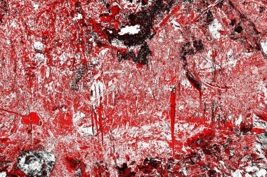 Kırmızı ve siyah renkli grungy duvar, desenli arka plan