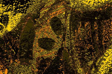 Renkli kirli duvar, desenli arkaplan