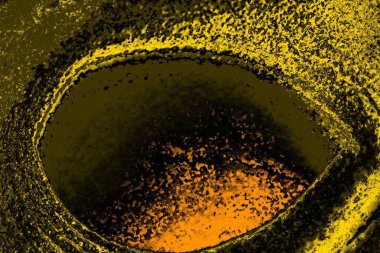 Kırmızı sarı ve siyah renkli kirli duvar, desenli arka plan.