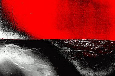 Kırmızı ve siyah renkli grungy duvar, desenli arka plan