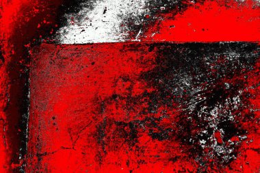 Kırmızı ve siyah renkli grungy duvar, desenli arka plan