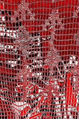 Kırmızı ve siyah renkli grungy duvar, desenli arka plan