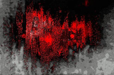 Kırmızı ve siyah renkli grungy duvar, desenli arka plan